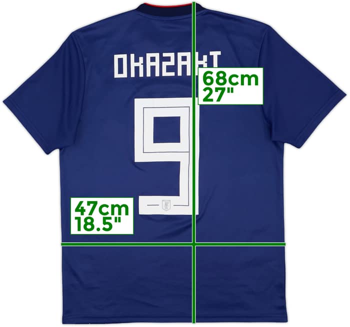 2018-19 Japan Home Shirt Okazaki #9 - 10/10 - (M)