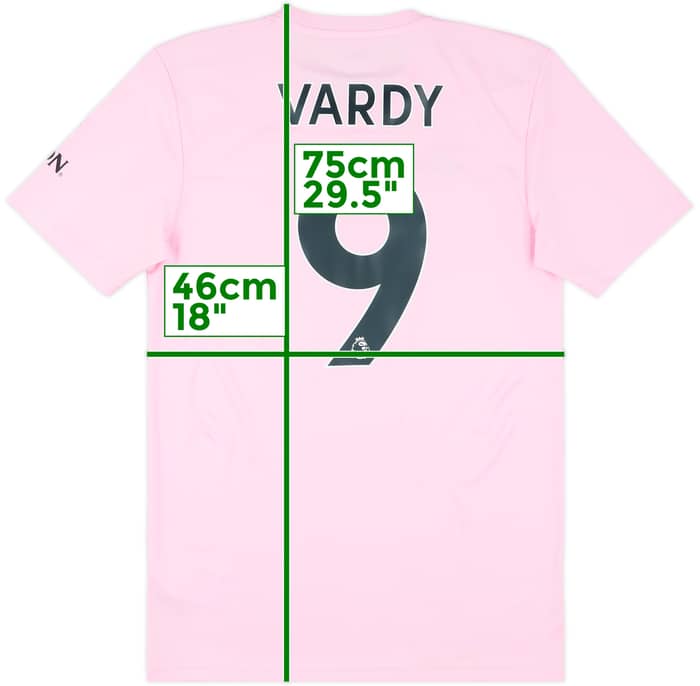 2019-20 Leicester Third Shirt Vardy #9 - 7/10 - (S)
