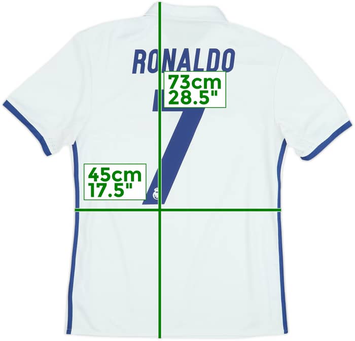 2016-17 Real Madrid Home Shirt Ronaldo #7 - 7/10 - (S)
