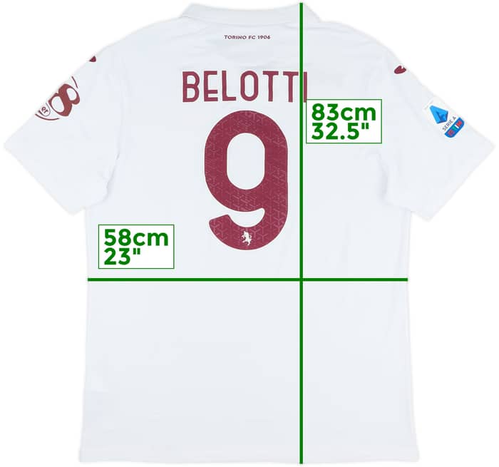 2020-21 Torino Away Shirt Belotti #9 - 9/10 - (XXL)
