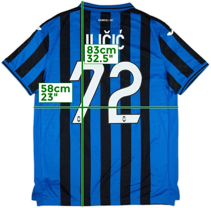 2019-20 Atalanta Home Shirt Ilicic #72 - 9/10 - (XXL)