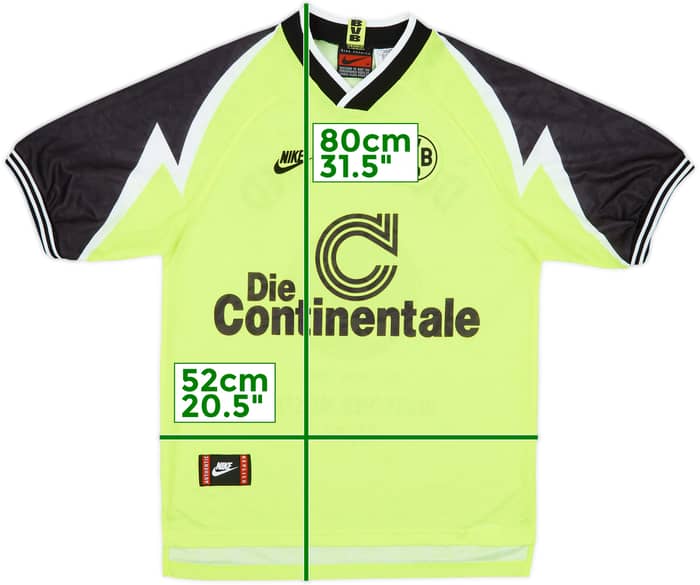 1995-96 Borussia Dortmund 'Deutscher Meister' Home Shirt - 9/10 - (M)