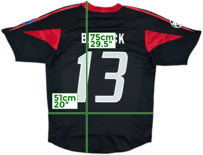 2004-05 Bayern Munich Third Shirt Ballack #13 - 9/10 - (M)