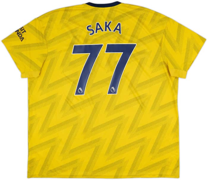 2019-20 Arsenal Away Shirt Saka #77 - 7/10 - (3XL)