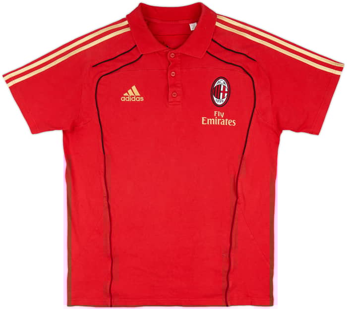 2010-11 AC Milan adidas Polo Shirt - 7/10 - (XL)