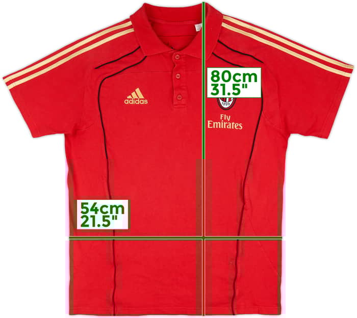 2010-11 AC Milan adidas Polo Shirt - 7/10 - (XL)