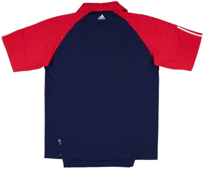 2002-03 Bayern Munich adidas CL 1/4 Zip Polo Shirt - 8/10 - (M)
