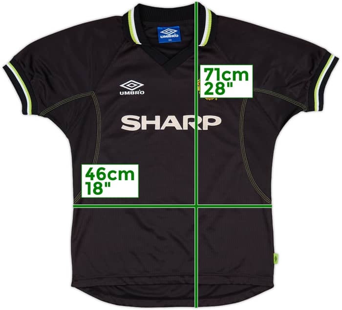 1998-99 Manchester United Third Shirt - 10/10 - (M.Boys)