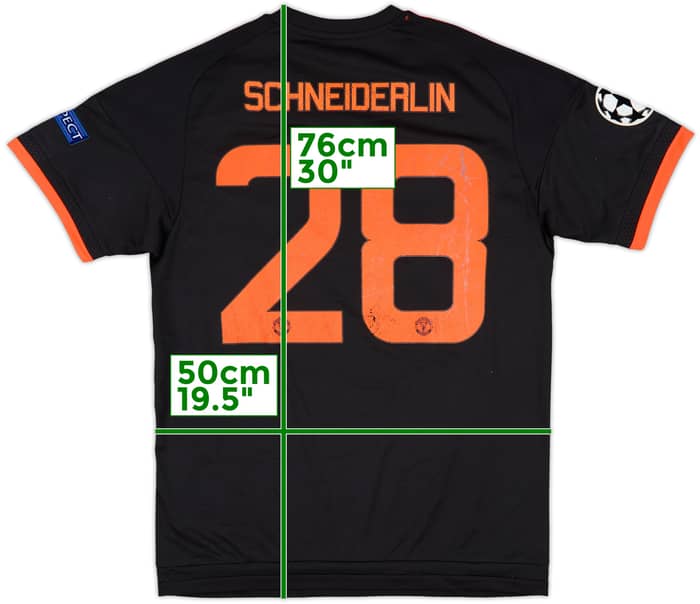 2015-16 Manchester United Third Shirt Schneiderlin #28 - 5/10 - (M)