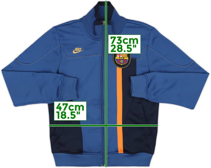 2007-08 Barcelona Nike Track Jacket - 8/10 - (S)