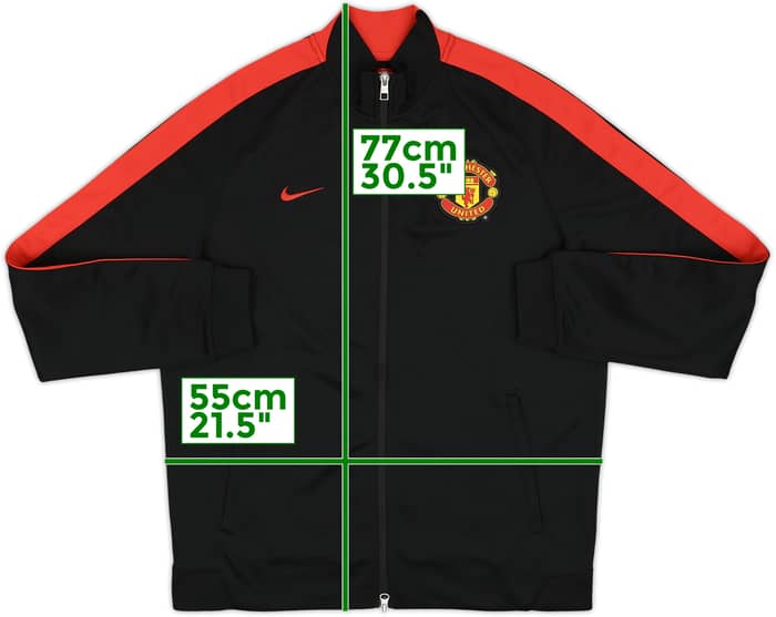2014-15 Manchester United Nike Track Jacket - 8/10 - (XL)