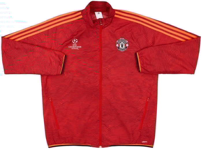 2015-16 Manchester United adidas Track Jacket - 8/10 - (XL)
