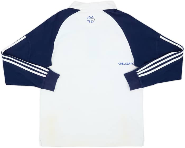 2007-08 Chelsea adidas Polo L/S Shirt - 7/10 - (M)