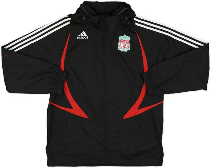 2007-08 Liverpool adidas Hooded Rain Jacket - 5/10 - (M)