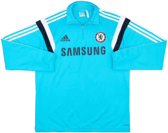 2014-15 Chelsea adidas 1/4 Zip Training Top - 8/10 - (L)