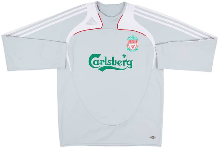 2008-09 Liverpool adidas Sweat Top - 8/10 - (M)