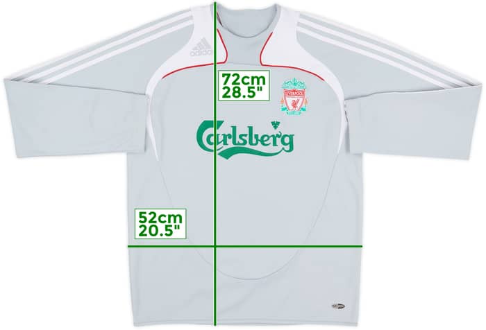 2008-09 Liverpool adidas Sweat Top - 8/10 - (M)
