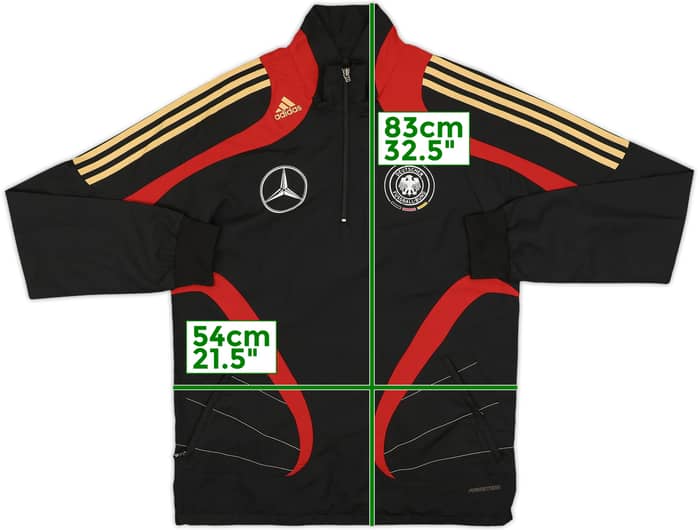 2007-08 Germany adidas 1/4 Zip Drill Top - 8/10 - (M/L)