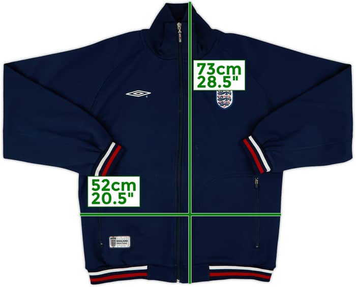 2004-06 England Umbro Track Jacket - 8/10 - (S)
