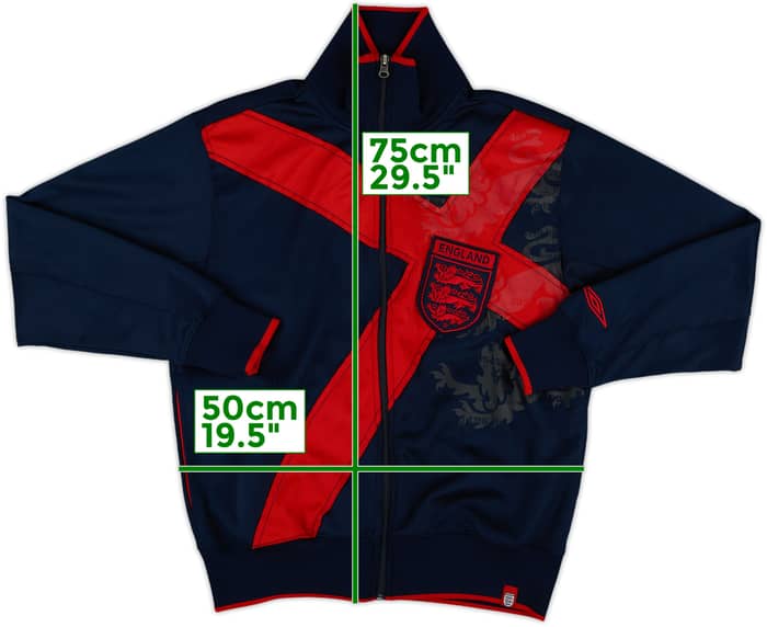 2007-09 England Umbro Track Jacket - 6/10 - (M)