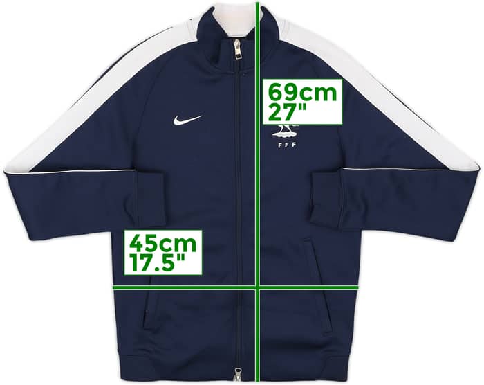 2014-15 France Nike Track Jacket - 8/10 - (S)