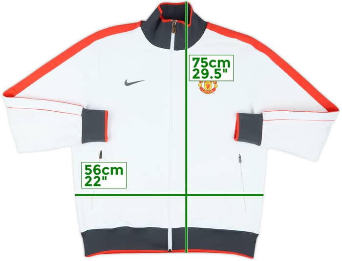 2010-11 Manchester United Nike Track Jacket - 7/10 - (L)