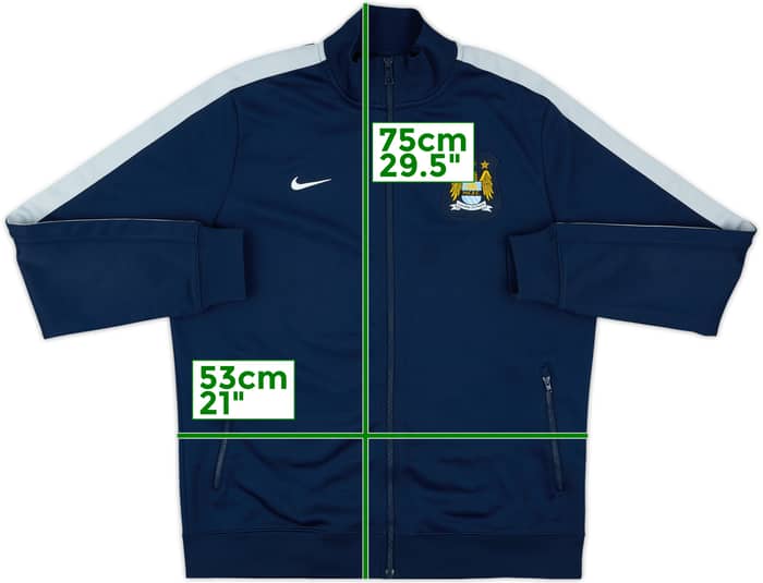 2013-14 Manchester City Nike Track Jacket - 7/10 - (XXL)