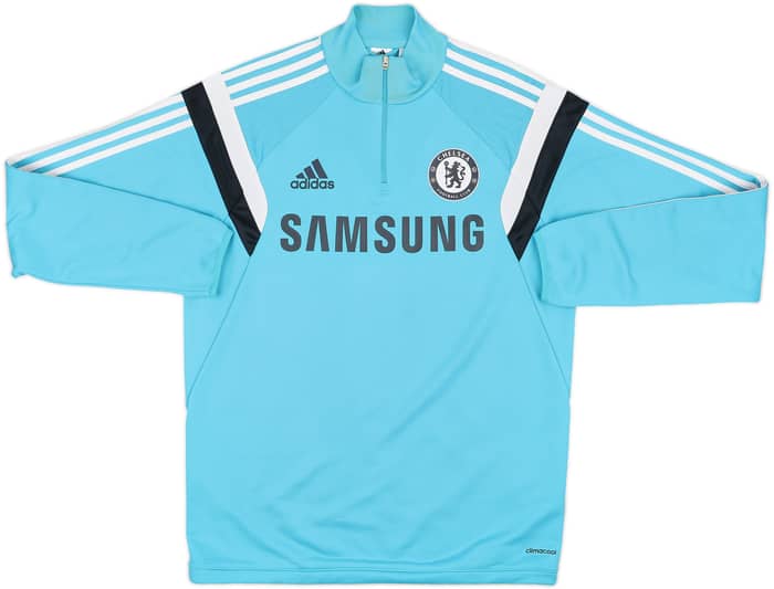 2014-15 Chelsea adidas 1/4 Zip Training Top - 8/10 - (M)