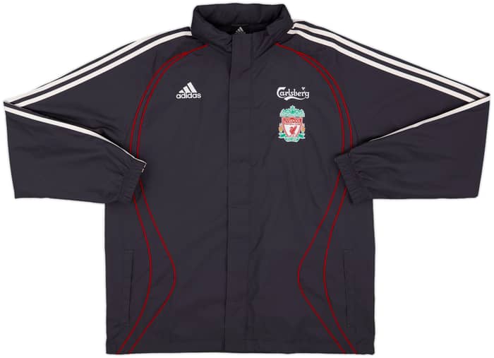 2011-12 Liverpool adidas Hooded Rain Jacket - 5/10 - (M/L)