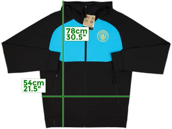 2024-25 Manchester City Puma Hooded Rain Jacket (M)