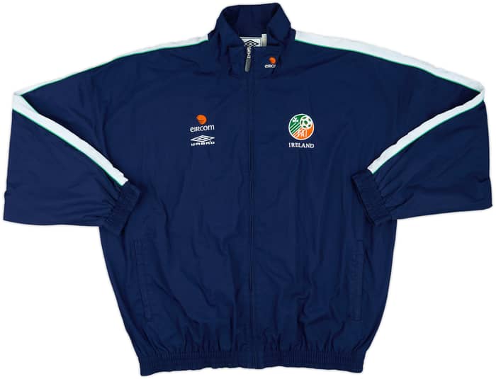2002-03 Ireland Umbro Track Jacket - 8/10 - (L)