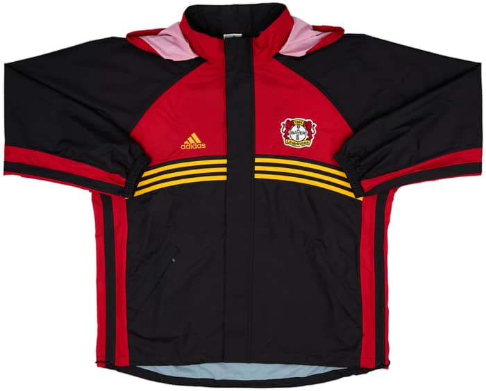 1998-99 Bayer Leverkusen adidas Hooded Rain Jacket - 8/10 - (XL)