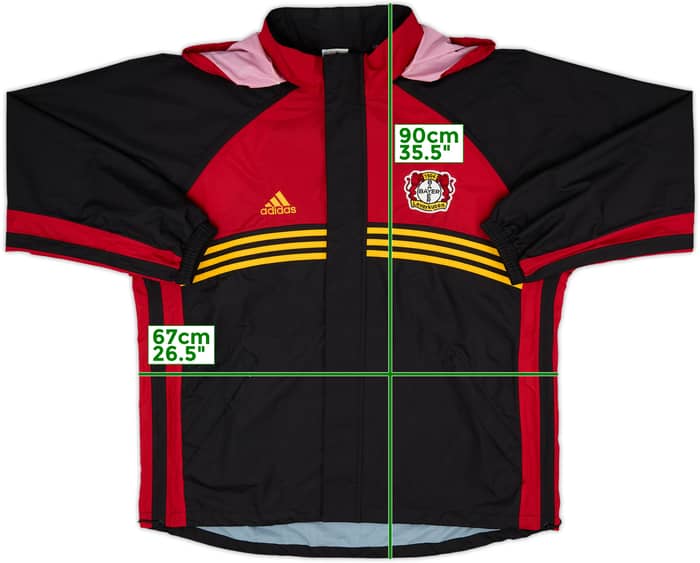 1998-99 Bayer Leverkusen adidas Hooded Rain Jacket - 8/10 - (XL)