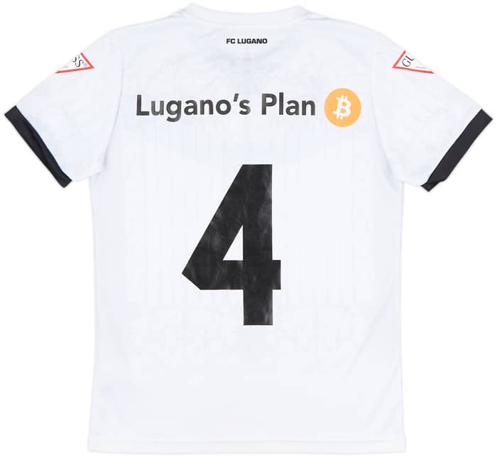 2022-23 Lugano Away Shirt #4 - 10/10 - (XS)