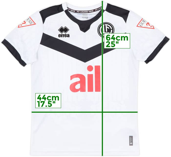 2022-23 Lugano Away Shirt #4 - 10/10 - (XS)