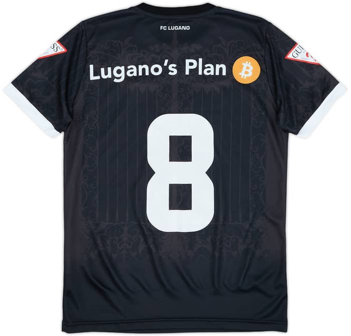 2022-23 Lugano Home Shirt #8 - 7/10 - (XS)