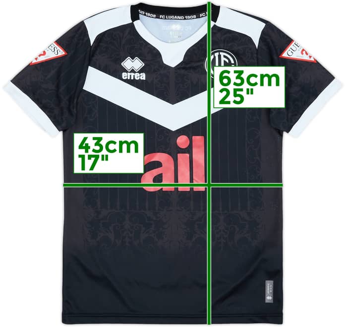 2022-23 Lugano Home Shirt #8 - 7/10 - (XS)