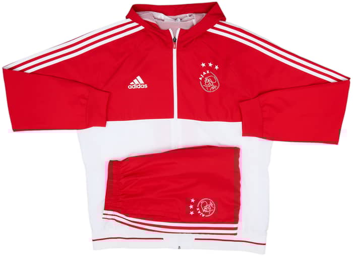 2017-18 Ajax adidas Hooded Tracksuit - 8/10 - (XL)