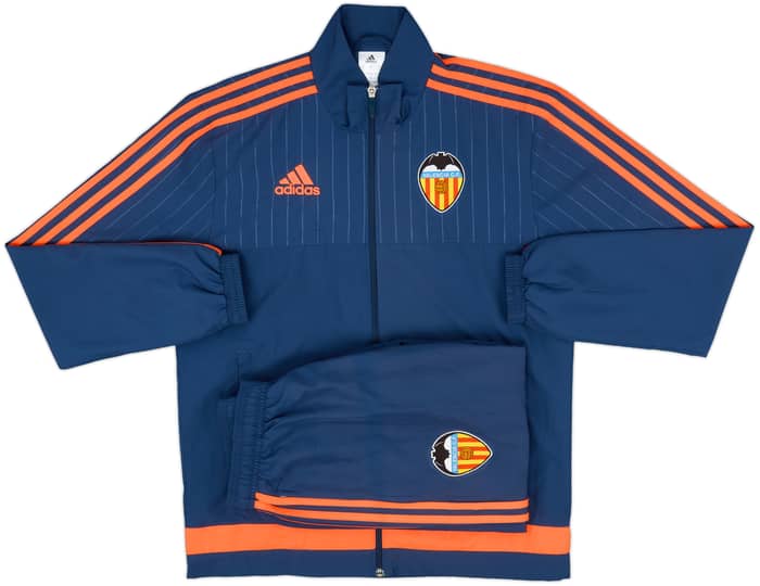 2011-12 Valencia adidas Tracksuit - 8/10 - (S)