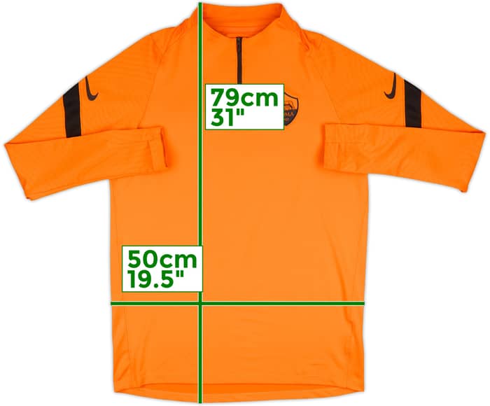2019-20 Roma Nike 1/4 Zip Drill Top - 9/10 - (M)