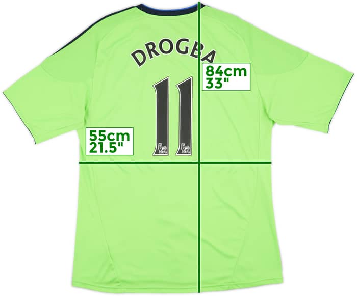 2010-11 Chelsea Third Shirt Drogba #11 - 9/10 - (XL)