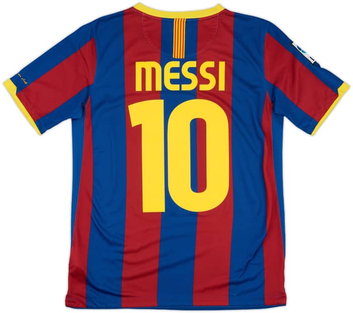 2010-11 Barcelona Home Shirt Messi #10 - 6/10 - (XL.Boys)
