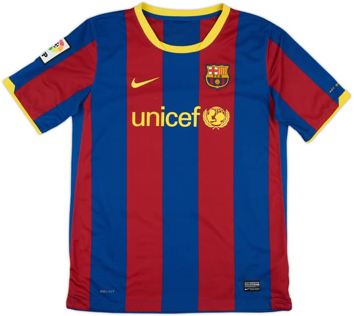 2010-11 Barcelona Home Shirt Messi #10 - 6/10 - (XL.Boys)