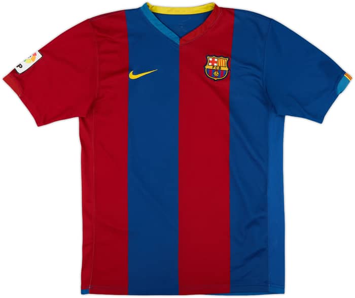 2006-07 Barcelona Home Shirt Ronaldinho #10 - 6/10 - (S)