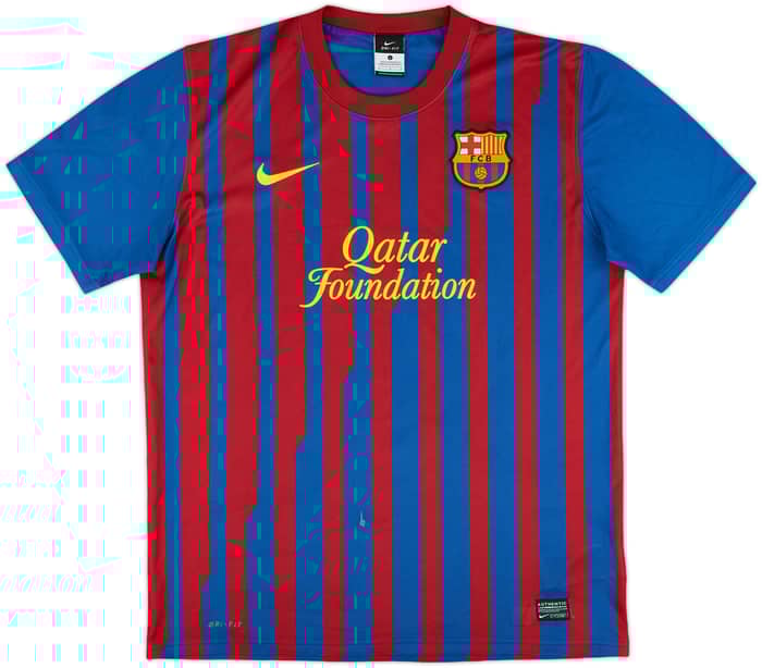2011-12 Barcelona Basic Home Shirt Messi #10 - 6/10 - (L)