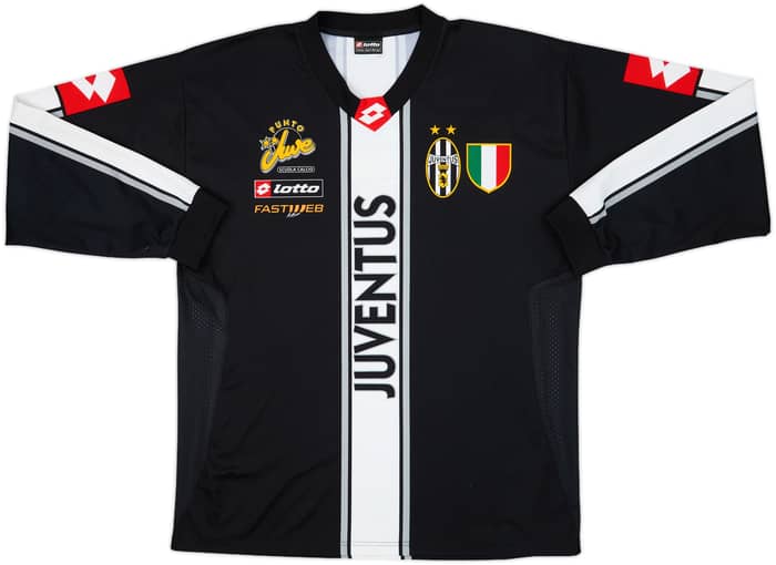 2002-03 Juventus Lotto 'Scuola Calcio' Training L/S Shirt - 8/10 - (XL)