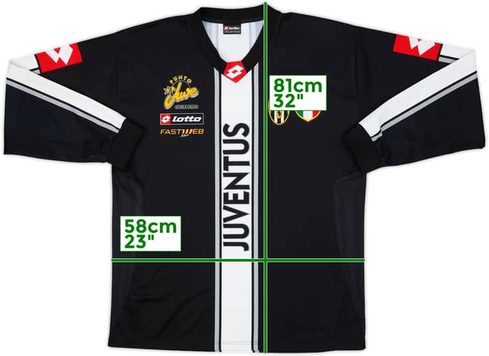 2002-03 Juventus Lotto 'Scuola Calcio' Training L/S Shirt - 8/10 - (XL)