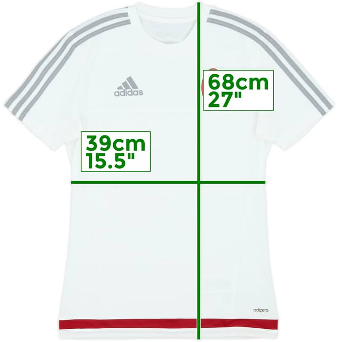 2015-16 AC Milan adizero Training Shirt - 6/10 - (XS)