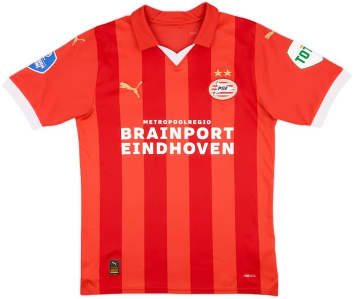 2023-24 PSV Home Shirt Lang #7 - 8/10 - (S)