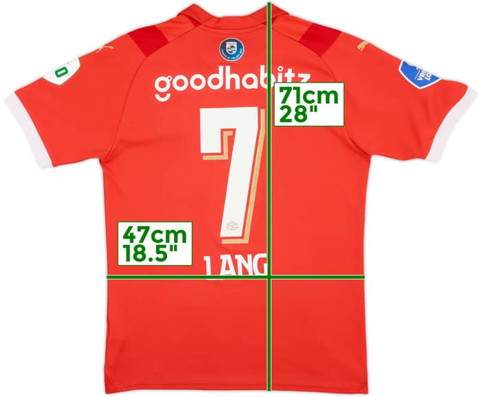 2023-24 PSV Home Shirt Lang #7 - 8/10 - (S)